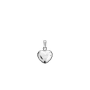 Aagaard - 14kt hv. hjerte 10 x 12 mm