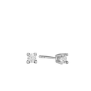 14Kt Hv. Ørestik 2X0,05Ct Wsi 4