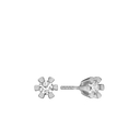 14Kt Hv. Ørestik 2X0,40Ct Wsi