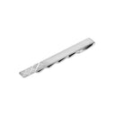 Sølv Rhodineret slipseholder m/mønster - 465 026