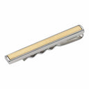 Rustfri stål slipseholder med forgyldning - 493 001