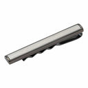 Rustfri stål slipseholder sort m/rustfri stål - 493 003