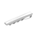 Rustfri stål slipseholder mat/blank 52mm - 493 012