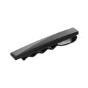 Rustfri stål slipseholder sort mat/blank 52mm - 493 013
