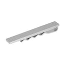 Rustfri stål slipseholder børstet 60mm - 493 019