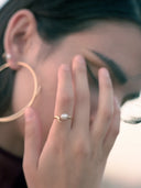 Moonshine Ring Goldplated Silver