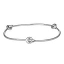 SHAPE Sølv rhod. armring "donut" 62mm