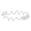 SHAPE Sølv rhod. armring wire 65mm