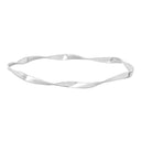 SHAPE Sølv rhod. armring snoet 65mm
