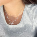 Funky Heart Pendant Silver