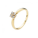 Ring Med Diamanter 4 Stk 0,12Ct W.Si 585
