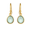 Ørering forgyldt 8x10mm - 5249-2-107