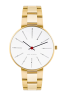 Bankers hvid 34 mm med lænke - 53107-1629