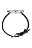 City Hall hvid 40 mm med læderrem - 53202-2001