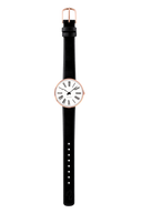 Roman hvid 30 mm med læderrem - 53315-1401RP