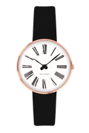 Roman hvid 30 mm med læderrem - 53315-1401RP