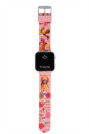Disney Prinsesse pink LED ur.