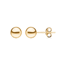 8 kt guld ørestikker kugle - 7 mm