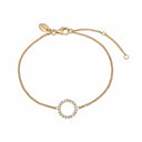 Sparkling Circle armbånd - Forgyldt sølv - 601-G06