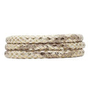 Læder armbånd 70 cm guld SNAKE 601-70guldsnake