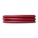 Læder armbånd Red 4 mm 70 cm 601-4-70red