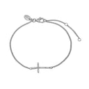 Sparkling Cross armbånd -Sølv 601-S05