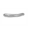 Charms armbånd 25 cm topaz - Stål - 601-S25