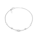 Fresh water pearl - Sølv Armbånd - 601-S39