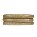 Læder armbånd 70 cm SPARKLING guld 601-70Sparklingguld