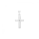Vedhæng Kors 16X11Mm Med Diamant 0,005Ct W.Si. Hvidguld 585