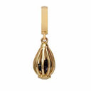 Sapphire Cage - guld 3 sort safir charm - 610-G02Black