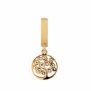 Tree of Life - forgyldt sølv charm - 610-G30white