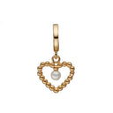 Bubbly Pearl Love - forgyldt sølv charm - 610-G59