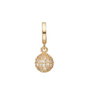Sparkling World - forgyldt sølv charm - 610-G60