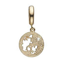 Denmark - forgyldt sølv charm - 610-G80
