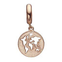 The World Rose - forgyldt sølv charm - 610-R86
