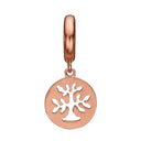 PLANT A TREE - rosaforgyldt sølv - charm - 610-R94