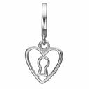 Keyhole Love - sølv charm - 610-S75