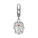 HAMSA HAND - sølv - charm - 610-S91