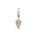 Drop Grey Moonstone - Sølv Charms - 610-S95grey