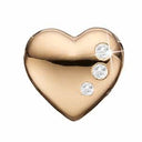 Secret Hearts - forgyldt sølv charm - 623-G06