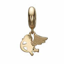 Cupid - forgyldt sølv charm - 623-G127