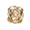 Topaz Orchid - forgyldt sølv charm - 623-G139