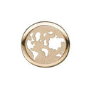 World Explorer - forgyldt sølv charm - 623-G144