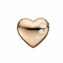 Petite Secret Hearts - forgyldt sølv charm - 623-G159