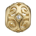 Strength - forgyldt sølv charm - 623-G202