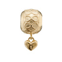 ETERNITY LOVE - forgyldt sølv - charm - 623-G236