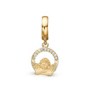Dreaming Angel - Forgyldt Charms - 623-G267