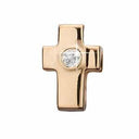 Cross - forgyldt sølv charm - 623-G35