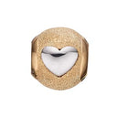 Be Mine Forever - forgyldt sølv charm - 623-G86